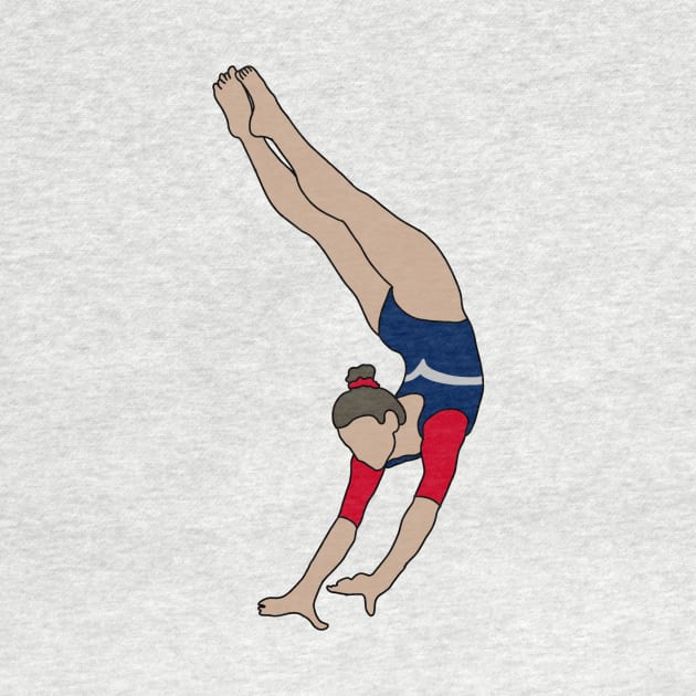 Grace McCallum Gymnastics Drawing by GrellenDraws